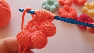 How to crochet an easy rose 🌹 [upl. by Oram]