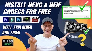 How to install and Fix HEVC H265  Codecs on Premier Pro Real Solution [upl. by Otit874]