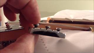 Tremolo Locking Nut customize and repair [upl. by Timotheus]