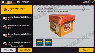 O CODIGUIN QUE TODOS PODEM RESGATAR AGORA NO FREE FIRE [upl. by Odlanar]