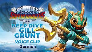 Skylanders SuperChargers  Deep Dive Gill Grunt voice clip  German [upl. by Anama554]