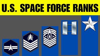 US Space Force Ranks Explained [upl. by Ymac644]