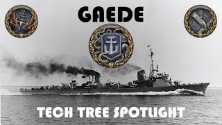 World of Warships Legends Tech Tree Spotlight Gaede [upl. by Alodi]