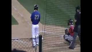 Mike Trout Minor League Home Run Cucamonga Quakes [upl. by Anirbas]