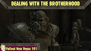 Fallout New Vegas 101  Main Quest  Dealing with the Brotherhood of Steel [upl. by Macgregor395]