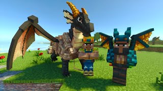 DragonFire Lite AddOn MCPE in Minecraft Bedrock  WedCraft [upl. by Eahsram]