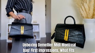 UNBOXING QUIET LUXURY BAG amp WHAT FITSDEMELLIER MIDI MONTREALHOUSE OF HEIDI MIAMI [upl. by Sol]