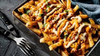 Easy Snacks To Make At HomeLoaded Fries Recipe Simple Evening Snacks For Kids New Recipe [upl. by Audrey196]