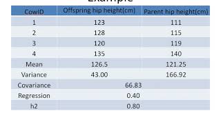 Methods of estimating heritability in animal breeding [upl. by Dralliw]