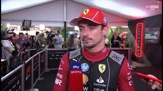 Charles Leclerc Post Race Interview  Singapore GP 2024 [upl. by Kyl]