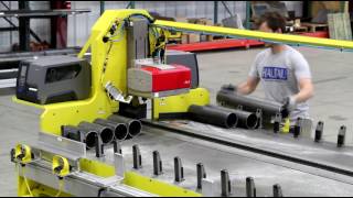 Hautau Automatic Tube Unloaders Stackers and Packing Systems [upl. by Ahselat]