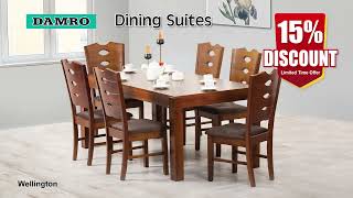 15 Discount for Damro Dining Suites [upl. by Anuahsed]