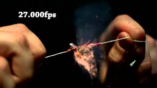 Firecrackers Super Slow Motion 27000100000fps [upl. by Gordan430]