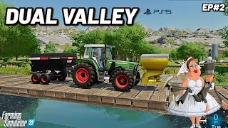 Im Not Used To Small Equipment  Dual Valley  FS 22  PS5  EP2 [upl. by Anawit]