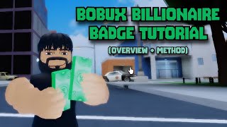 How To Get Bobux Billionaire Badge Tutorial  Midnight Horrors [upl. by Llennor]