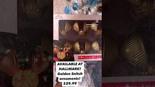 ✨HARRY POTTER GOLDEN SNITCH ORNAMENTS  Hallmark SHORTS [upl. by Shewmaker]