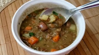 SOPA de LENTILHA  NUTRITIVA e SABOROSA [upl. by Marlo]