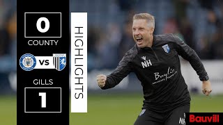 HIGHLIGHTS  Stockport County 0 Gillingham 1 [upl. by Ailegave468]