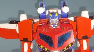 50 sub special Transformers Animated Powermaster Optimus Prime armor [upl. by Annoif]