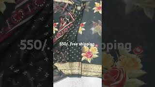 To order 9703516780550 free shippingDaily ware fancy foil print boder [upl. by Aihtiekal]