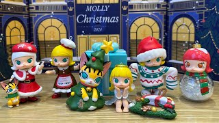 Unboxing PopMart Castle Miracle Box  Molly Christmas 2024 [upl. by Winter]