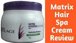 Matrix Biolage Ultra HydraSource Aloe Hydrating Masque Review in Hindi 2019 [upl. by Lacagnia]