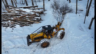 Working on a log skidder [upl. by Valerle482]