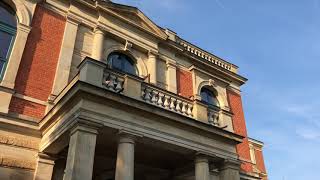 Musikalisches Ende der Pausen der Walküre 2018  Festspielhaus Bayreuth  Richard Wagner [upl. by Imena]