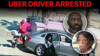 Former Dallas Uber driver arrested for punching elderly passenger on video [upl. by Gerard]