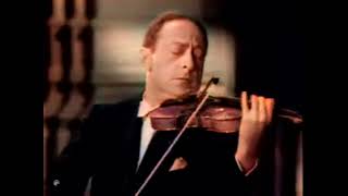 Jascha Heifetz plays Tchaikovsky Violin Concerto 1st mov AI Colorize 1080p 60fps [upl. by Carena]