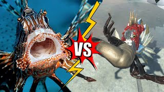 Aquatic Creatures VS Giant insects  Animal Revolt Battle Simulator [upl. by Mashe]