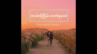 Wanted fokker  ဘယ်လိုငြိမ်းသတ်ရမလဲ  bl lo nyein thet ya m ll [upl. by Ratep]