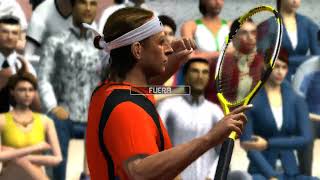 Top spin 3  Xenia Canary  Nalbandian Vs Roddick  Very hard [upl. by Arreic871]