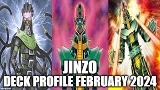 JINZO DECK PROFILE FEBRUARY 2024 YUGIOH [upl. by Salazar]