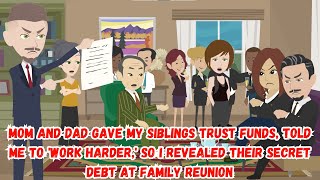 Mom and Dad Gave My Siblings Trust Funds Told Me to Work Harder So I Revealed Their Secret Debt [upl. by Akimahs223]