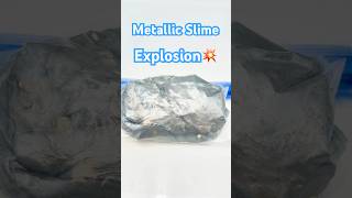 Metallic Slime Explosion 💥 Satisfying ASMR Surprise slime slime satisfyingslime [upl. by Nnylaf]