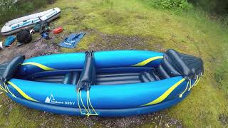 Lidl Inflatable Boat Review Can it be used for Serious Camping Trips [upl. by Trudnak610]