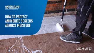 How to protect anhydrite screeds against moisture [upl. by Bellew]