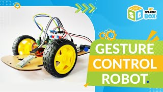 Gesture Control Robot  Sparklebox Robotics Kit  Easy Robotics Projects for kids  Sparkle Box [upl. by Adnilg]