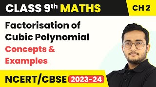 Factorisation of Cubic Polynomial  Concepts amp Examples  Class 9 Maths Chapter 2 [upl. by Fairbanks]