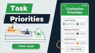 Task Priorities  CMMS Tutorial [upl. by Tavis]