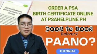 PSA BIRTH CERTIFICATE  PAANO MAG ORDER ONLINE STEP BY STEP  TUTORIAL  Marlowe Vicoy [upl. by Mcmurry514]