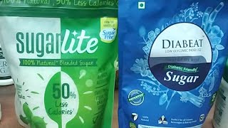 Sugarlite Blended Sugar vs Diabeat Diabetic Sugar [upl. by Streeto]