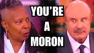 The Views Whoopi Goldberg got TORCHED by Dr Phil about the Boarder amp the Biden Administration [upl. by Linet315]