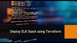 Terraform 11  Deploy ELK ElasticSearch Logstash amp Kibana stack on AWS via Terraform [upl. by Scrivenor695]