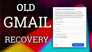 Gmail Account Recovery  How To Recover Gmail Account [upl. by Mell]