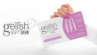 Gelish Soft Gel Tips Full Application Tutorial Step By Step [upl. by Slayton120]