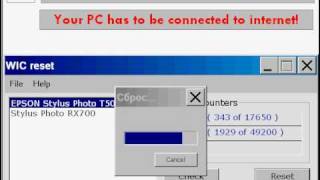 Epson printers Waste Ink Counter Reset Program  FREE download [upl. by Maiah]