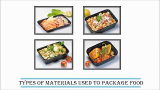 Food Packaging Materials – Types and Features [upl. by Lucila]