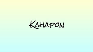 Kahapon original song [upl. by Agamemnon]